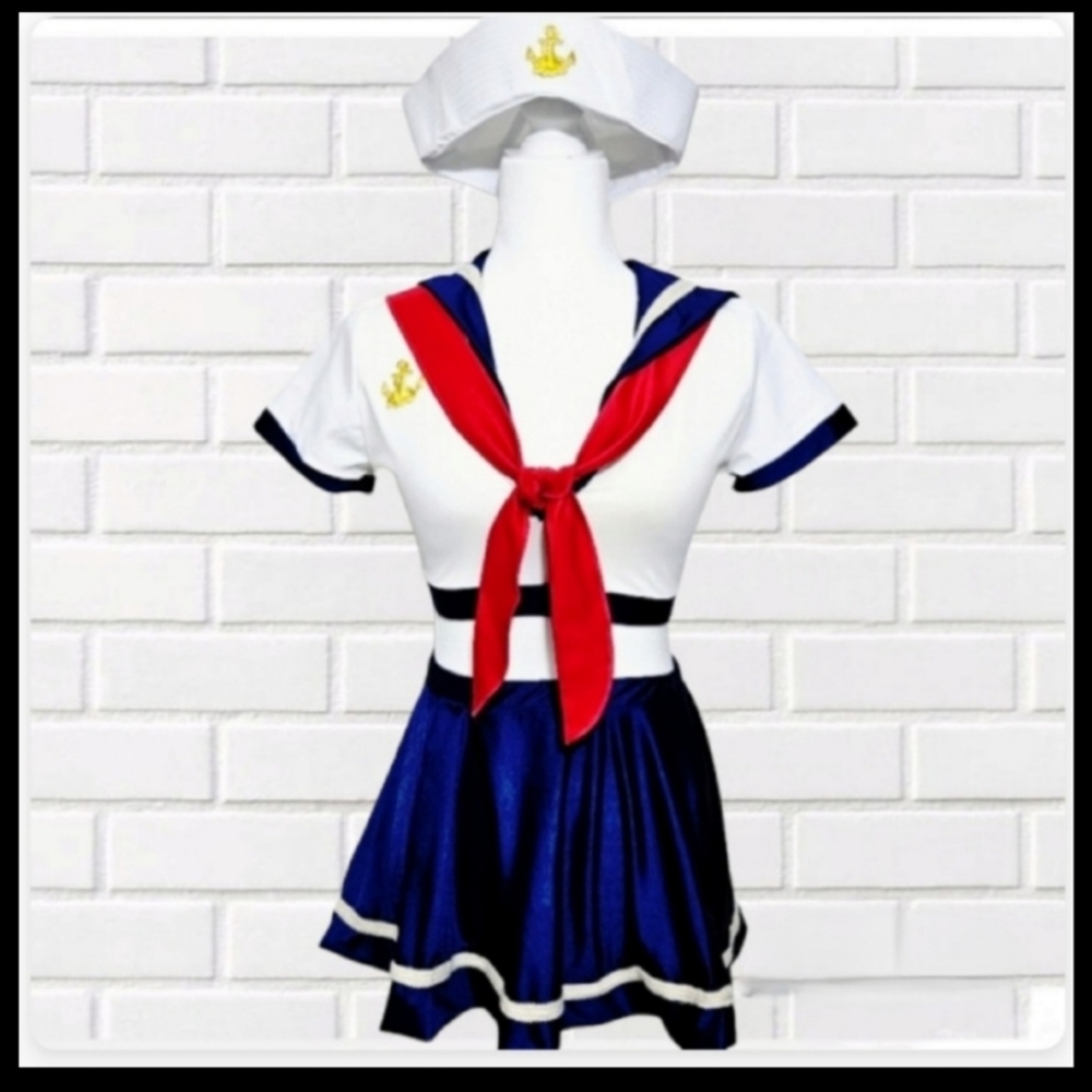 SECRET WISHES Sexy Officer First Class Sz Medium, 3 Piece Set